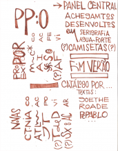 Ladislau da Regueira | Caderno d'Anotações | Elaboração comnceptual de Palavras Primigêneas, Órficas (1999)